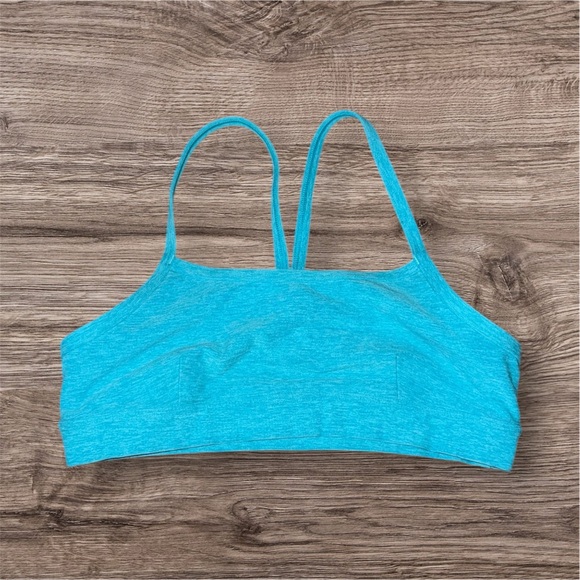 Alo Blue Sports Bra - Picture 1 of 3